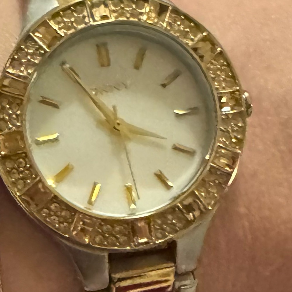 DKNY Silver and Gold Watch - Picture 6 of 7